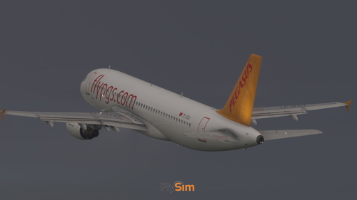 Pegasus A320 TC-DCJ | Fenix v2