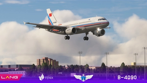 People's Liberation Army Air Force B-4090 8K With Cabin 8K Fenix A319