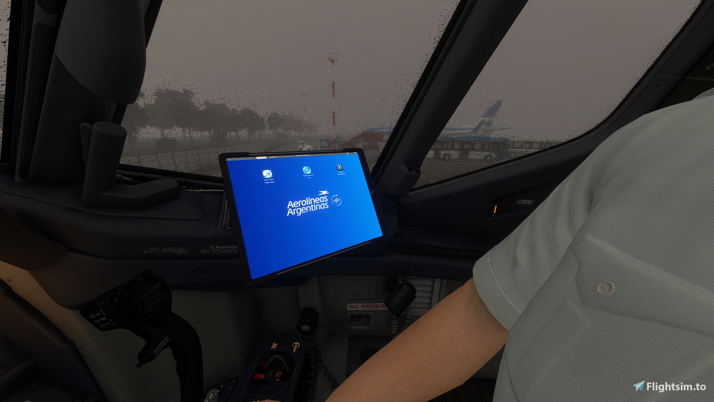 PMDG 737 EFB Custom Background – Aerolíneas Argentinas Edition 对于 ...