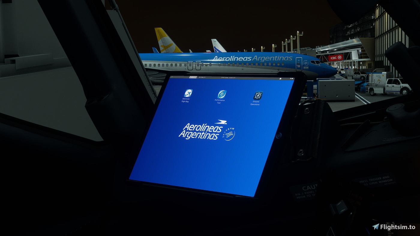 PMDG 737 EFB Custom Background – Aerolíneas Argentinas Edition 对于 ...