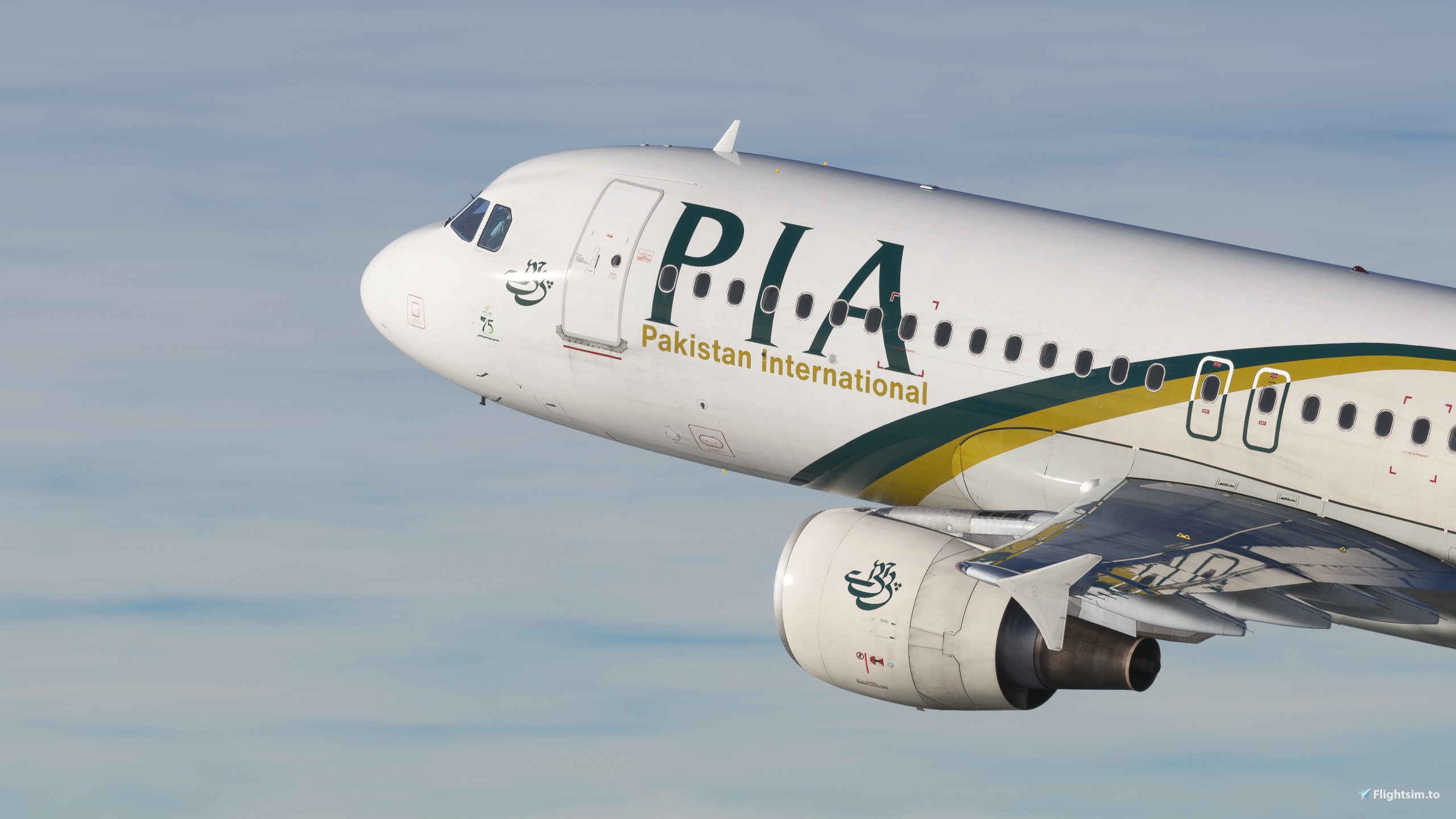 PIA [AP-BLB] w/Cabin Fenixsim A320 [8K+4K] V2 - MSFS Add-on - Flightsim.to