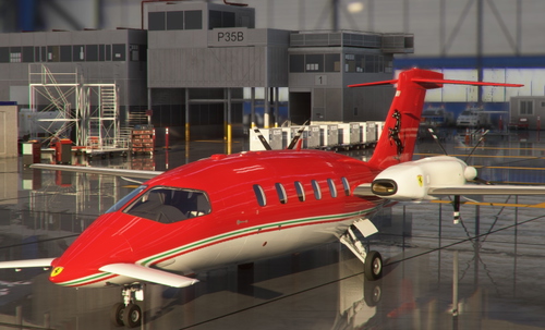 Piaggio P.180 Avanti N113SL Ferrari
