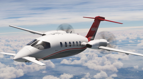Piaggio P.180 Avanti N864HD