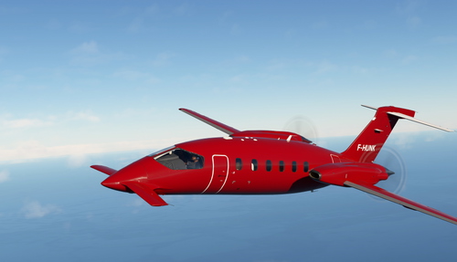 Piaggio P180 Avanti Oyonnair F-HUNK (Dynamic Registraton)