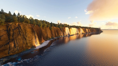Pictured Rocks tree cleanup, POIs, and Miners Castle scenery