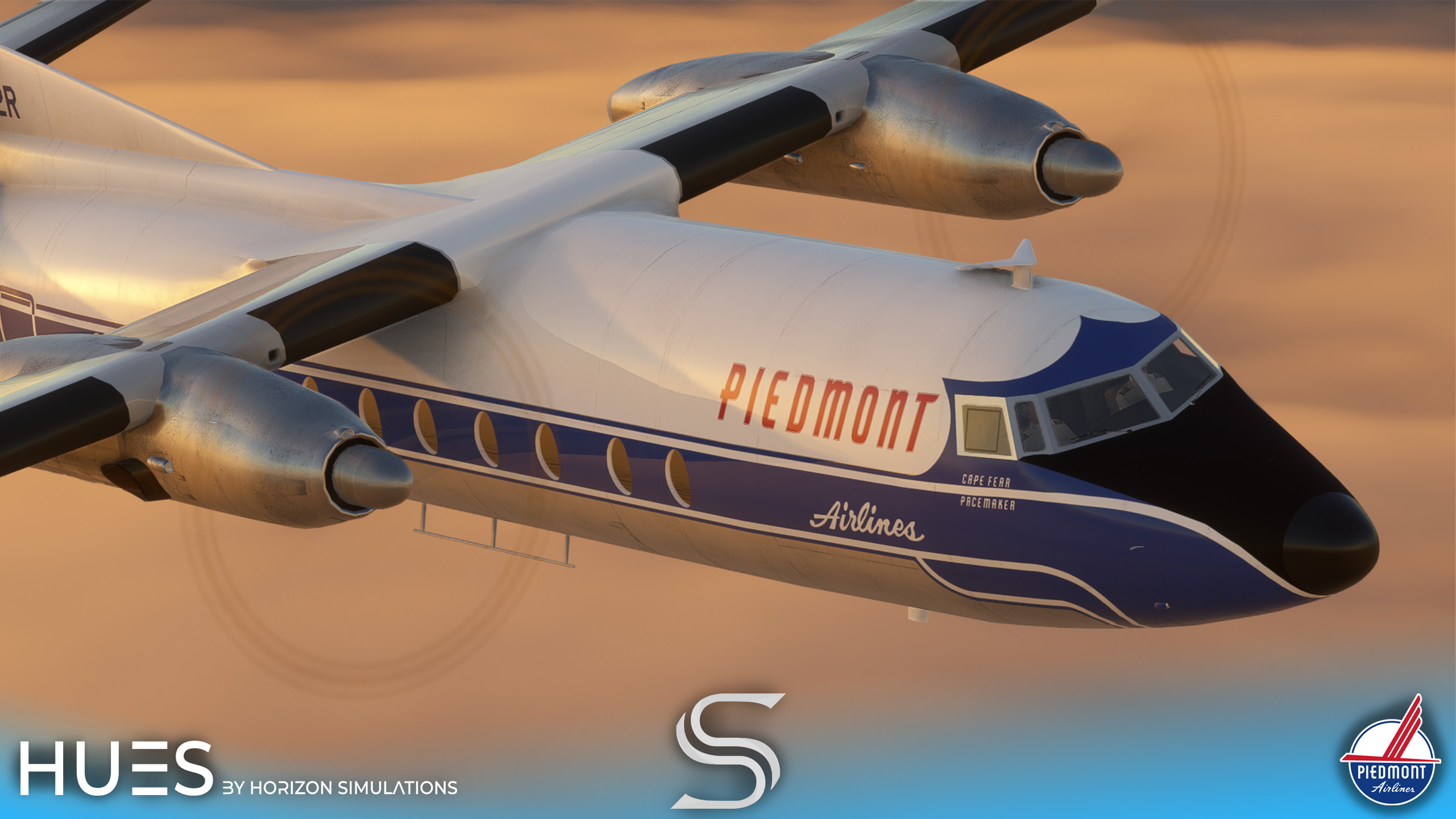 Piedmont Airlines N2702R | Fokker 27 | 8K - Aircraft Liveries for