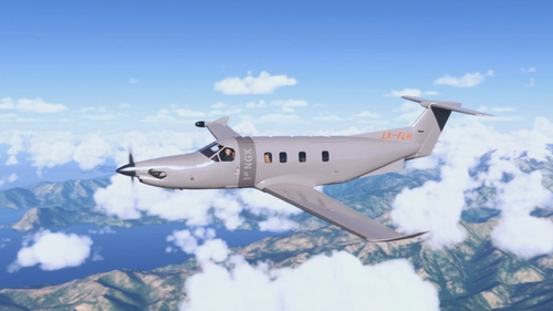 Pilatus PC-12  -  Jetfly "1.st NGX"  /  [LX-FLJ]