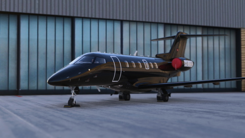 Pilatus PC-24  -  Black [HB-VUN]  /  Dynamic Reg