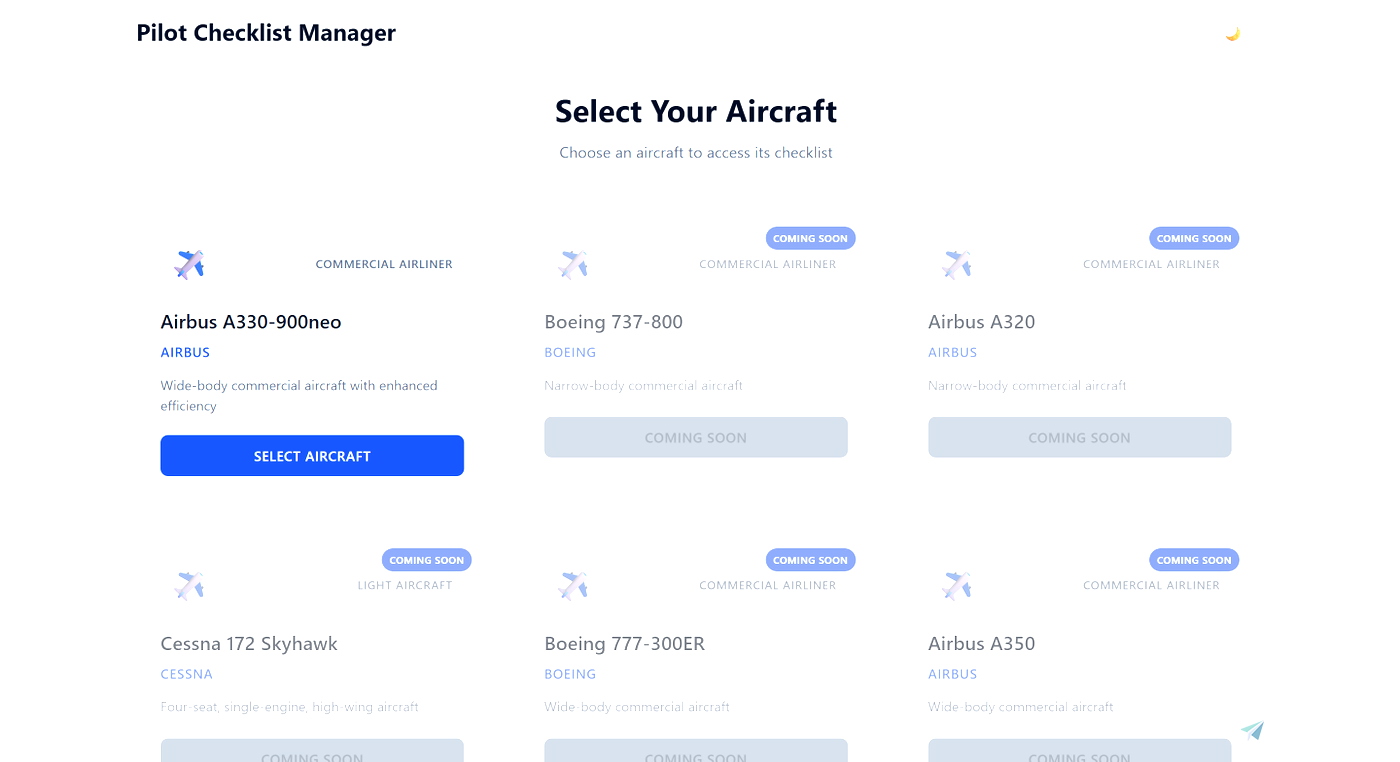 Pilot Checklist Manager for Microsoft Flight Simulator | Feed