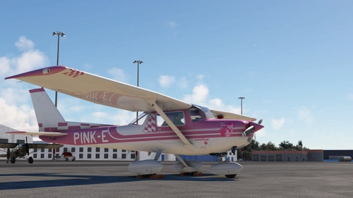 PINK MENACE Cessna 152 Fairing WB SIM Version