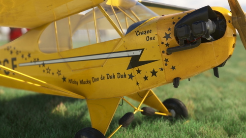 Piper J-3 Cub G-BPCF "Crazee One"