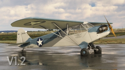 Piper J-3 Cub 'The Little Blue Cloud' F-GHLQ