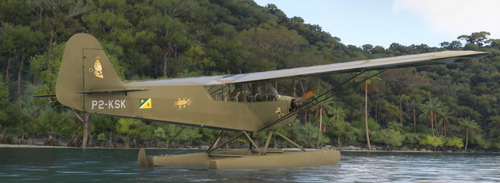Piper L-4 Grasshopper Mwatebu P2-KSK (wheels & floats)