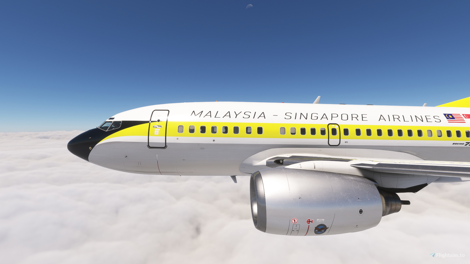 PMDG 737-600 MSA - Malaysia - Singapore - Airlines (9M-AOU) for