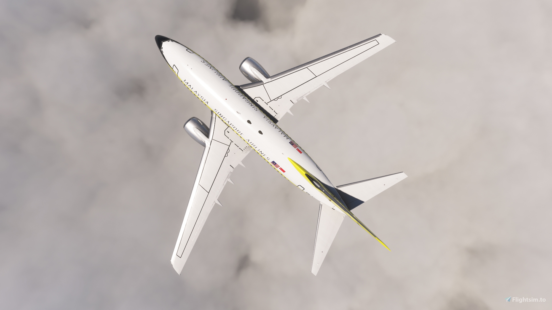 PMDG 737-600 MSA - Malaysia - Singapore - Airlines (9M-AOU) for