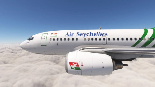 PMDG 737-600 /w cabin Air Seychelles Retro (S7-SEZ)