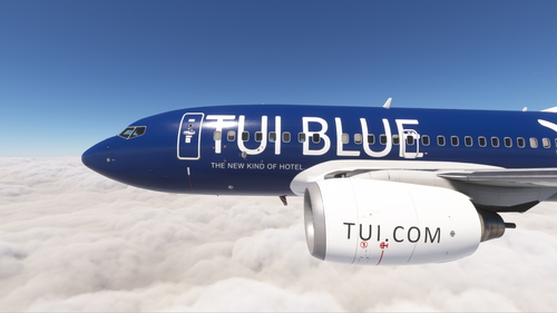 PMDG 737-600 w/ cabin Tui Blue (D-ATUD)