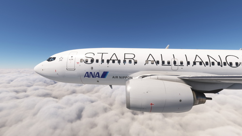 PMDG 737-700 All Nippon Airways - Star Alliance (JA51AN)
