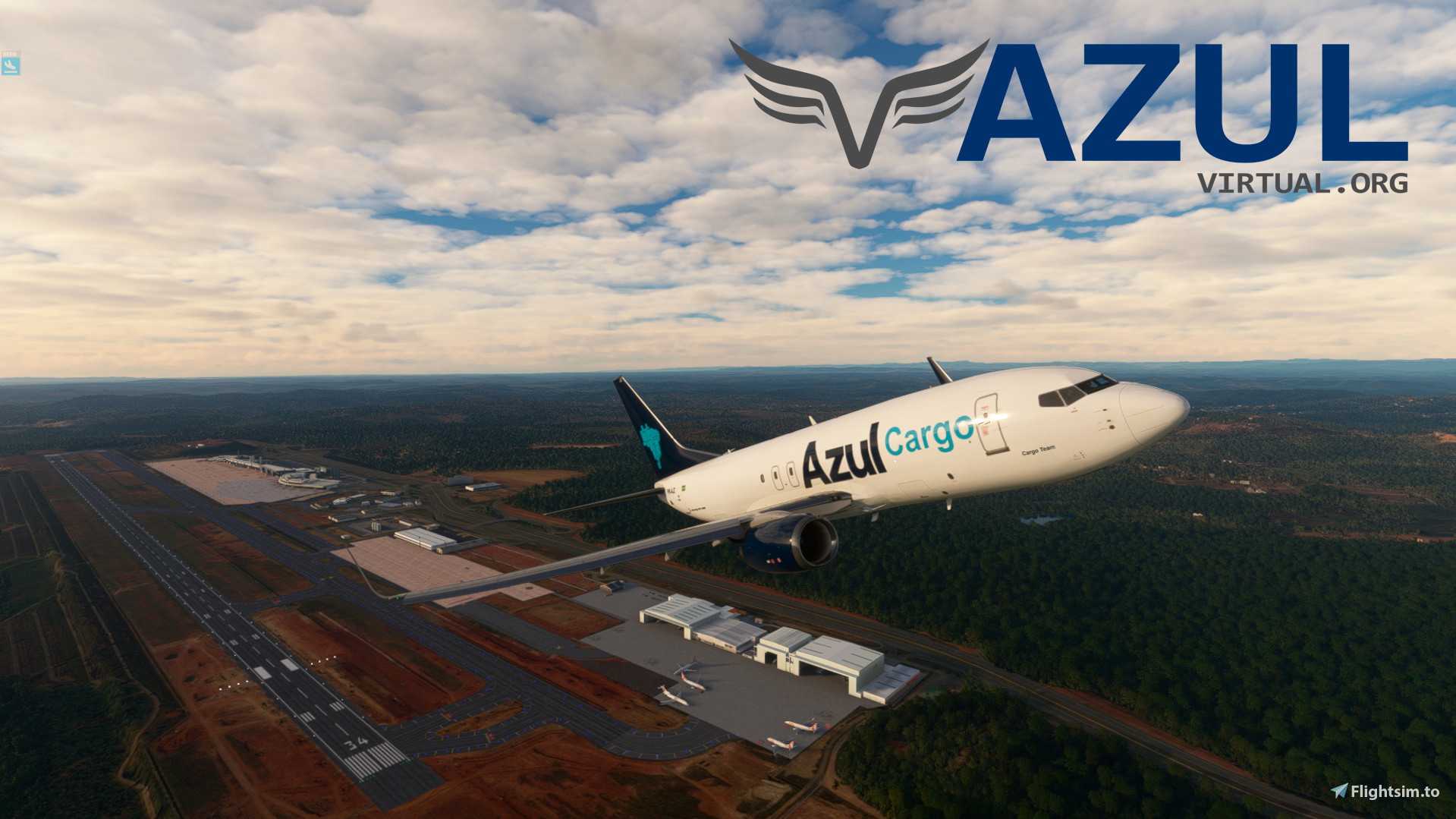 PMDG 737-700 BDSF | Azul Cargo | PR-AJZ | Azul Virtual - Aircraft