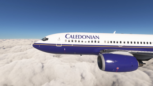 PMDG 737-700 w/ cabin Caledonian Airways (G-BGJH)