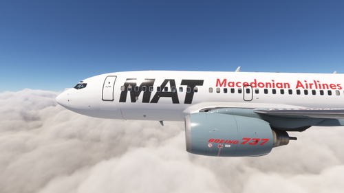 PMDG 737-700 MAT Macedonian Airlines (Z3-AAF)