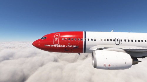PMDG 737-700 w/ cabin Norwegian Air Sweden (SE-RPM)