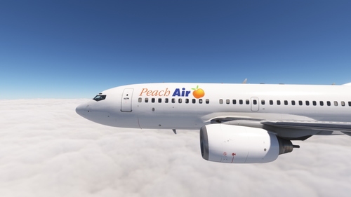 PMDG 737-700 Peach Air (G-SBEA)