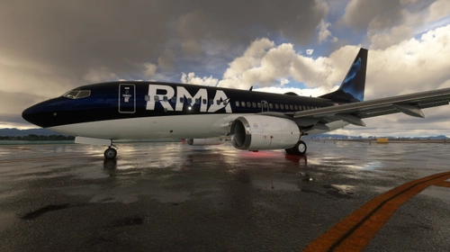 PMDG 737-700 Rocky Mountain Virtual 2025 Blue Top (Unregistered)