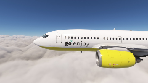 PMDG 737-700 w/ cabin Go Fly (G-IGOI)