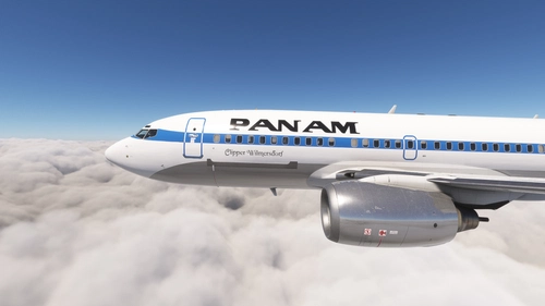 PMDG 737-700 w/ cabin Pan Am Retro (N4902W)