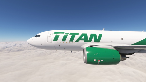 PMDG 737-700BDSF  Atlas Air - Titan Aviation (N498SA)