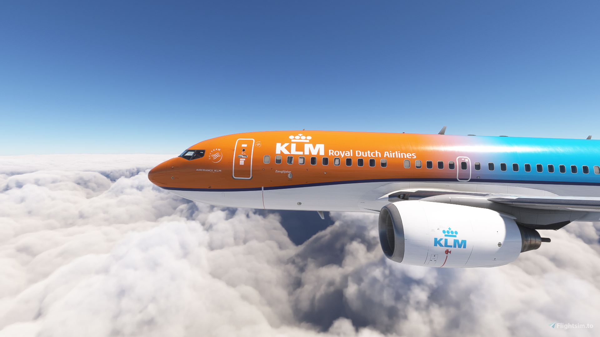 KLMオランダ航空 737-700 PH-BGG 1/200 NG Models KLM Boeing 737-700 PH-BGG 05007 | WINGSMO.com