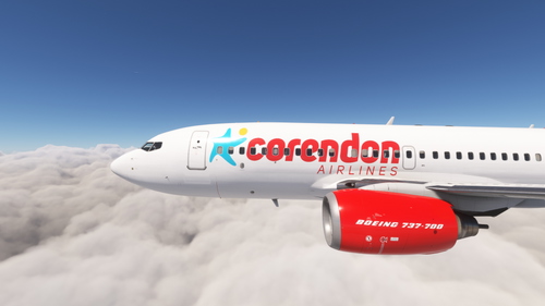 PMDG 737-700 /w cabin Corendon Airlines (TC-TJS)