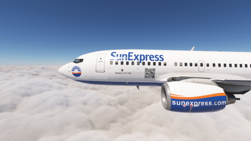 PMDG 737-700 w/ cabin SunExpress Germany (D-ASXD)