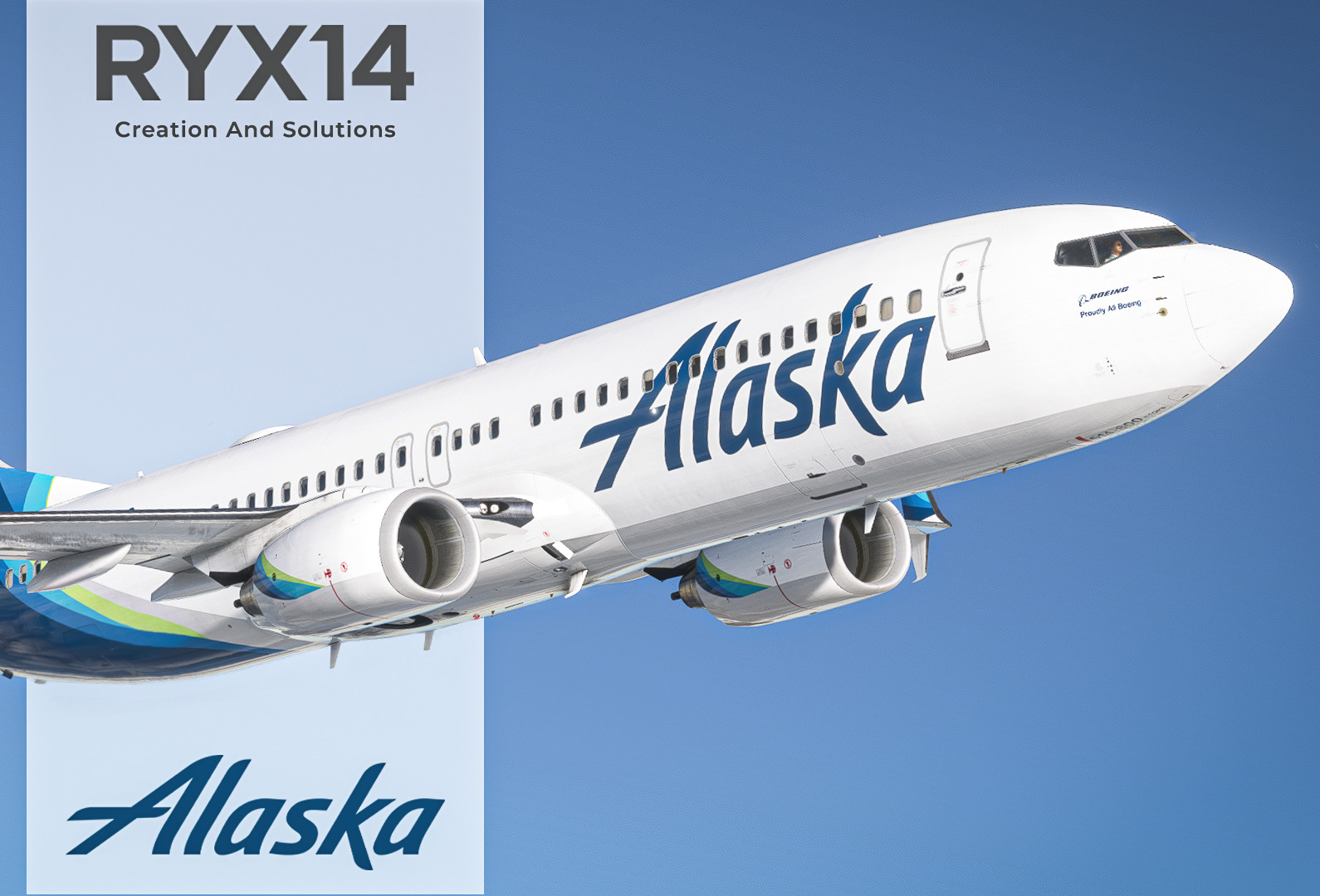 Alaska Airlines [Package] w/Cabin PMDG 737-800 - Image 1