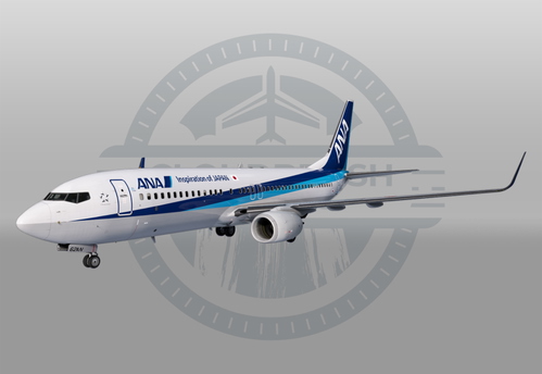 PMDG 737-800 - All Nippon Airways - 3 liveries (w/ cabin)