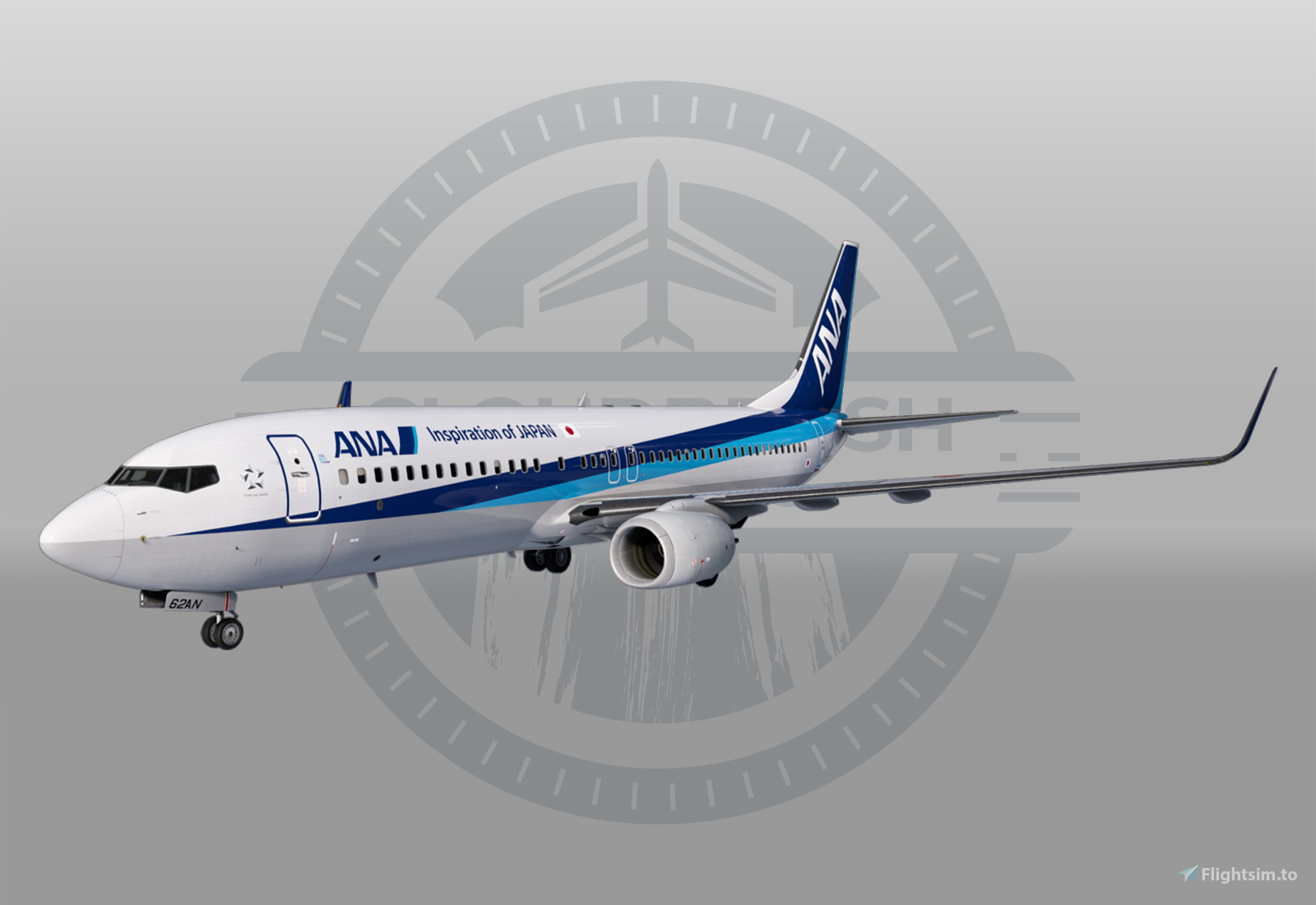 PMDG 737-800 - ANA Wings - 2 liveries (w/ cabin) のために