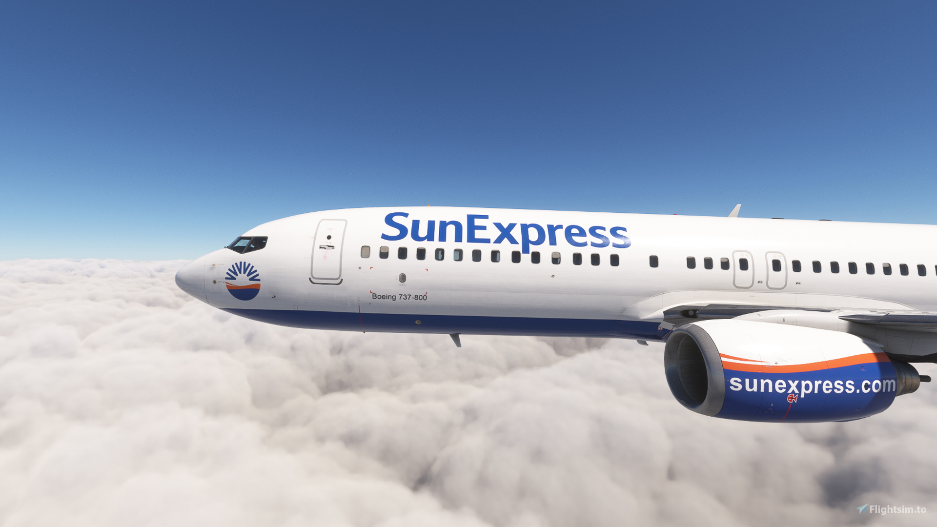 PMDG 737-800 w/ cabin SunExpress complete regular fleet for