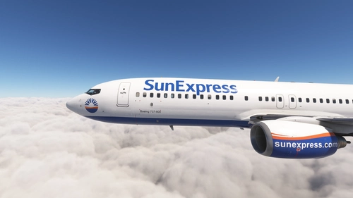 PMDG 737-800 w/ cabin SunExpress complete regular fleet