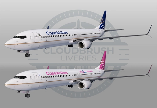 PMDG 737-900ER - Copa Airlines - 2 Liveries [8K]