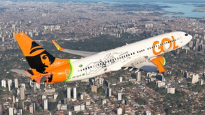 PMDG 737-800 - GOL Linhas Aereas PR-GXR - "Santos Dumont" (w/ cabin) thumbnail 2