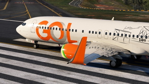 PMDG 737-800 - GOL Linhas Aereas PR-GXR - "Santos Dumont" (w/ cabin) thumbnail 3