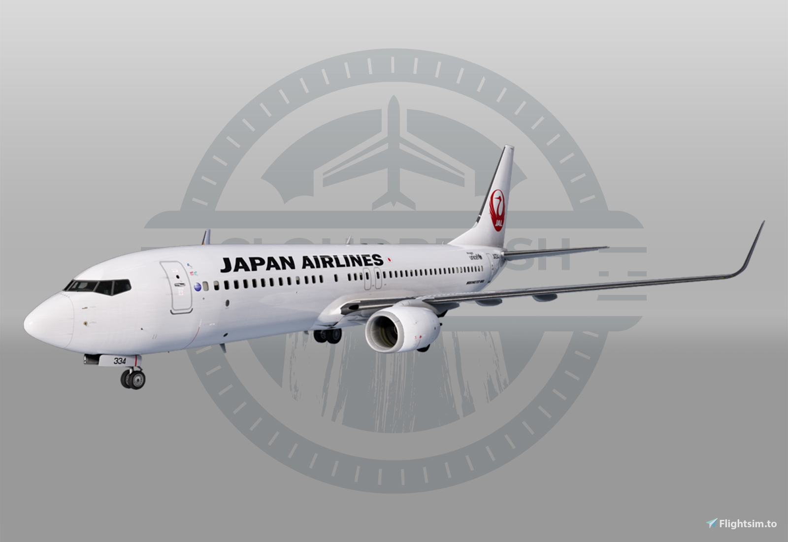 PMDG 737-800 - Japan Airlines JA334J (w/ cabin) - Aircraft