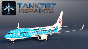 PMDG 737-800 Japan Transocean Air - JA05RK thumbnail 1