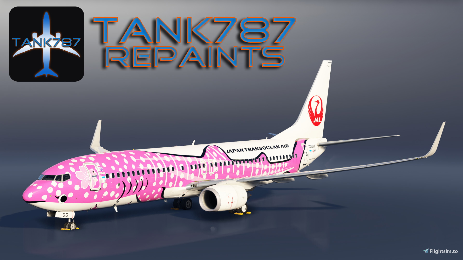 PMDG 737-800 Japan Transocean Air - JA06RK - Image 1