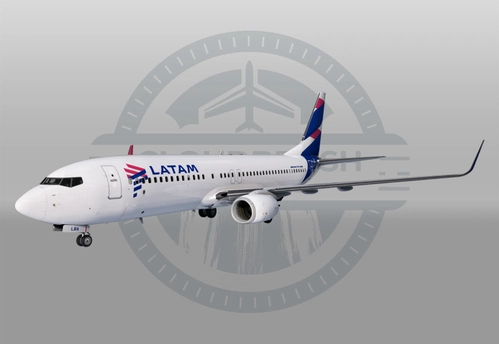 PMDG 737-800 - LATAM Brasil PS-LNA (fictional)