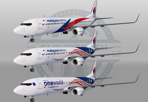 PMDG 737-800 - Malaysia Airlines - 3 liveries