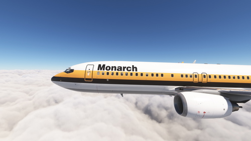 PMDG 737-800 Monarch Airlines (G-MONV)