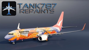 PMDG 737-800 Qantas - VH-VXB Yananyi Dreaming (2 Pack) thumbnail 2