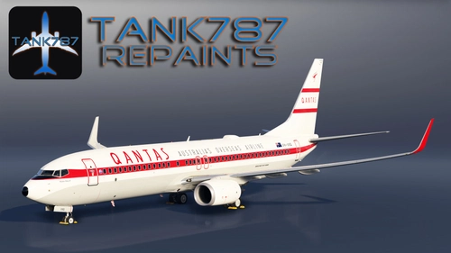 PMDG 737-800 Qantas - VH-VXQ Retro Roo II